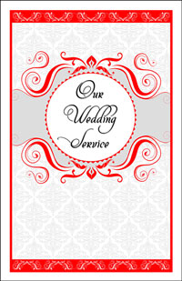 Wedding Program Cover Template 13D - Graphic 10